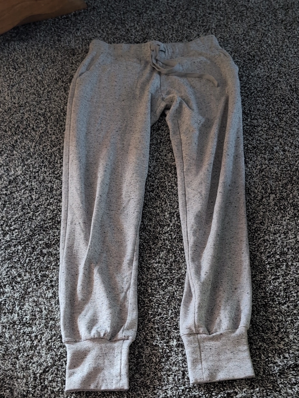 Alfani Light Gray Heather Jogger Sweatpants